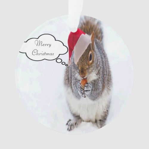 Holiday Squirrel Ornament