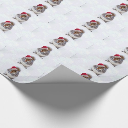 Holiday Squirrel Wrapping Paper