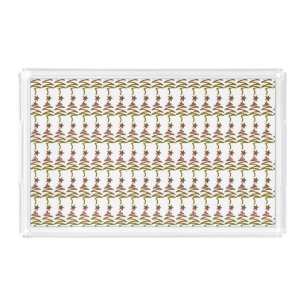 Holiday Star Christmas Acrylic Tray