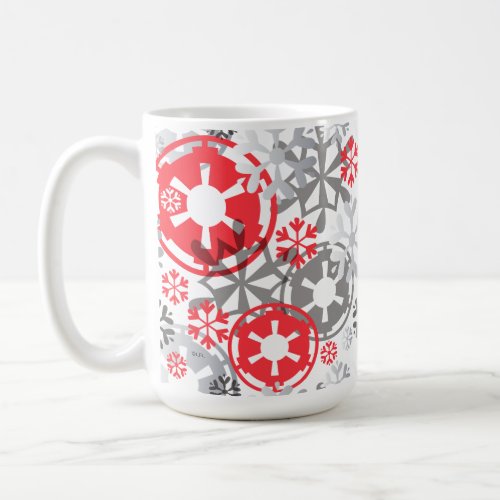 Holiday Star Wars Empire Snowflake Pattern Coffee Mug