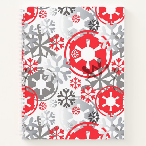Holiday Star Wars Empire Snowflake Pattern Notebook