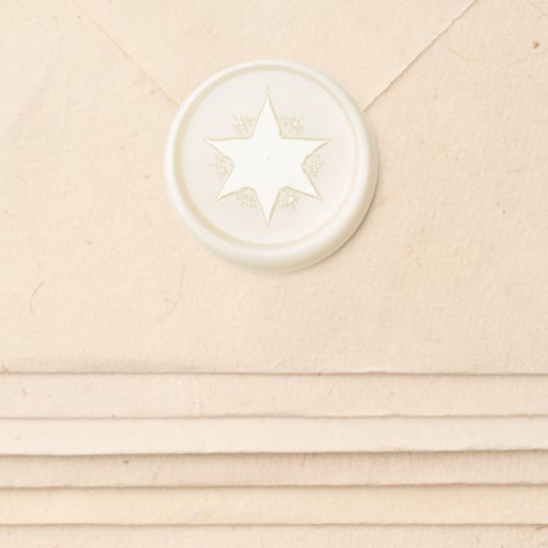 Holiday Star Wax Seal Sticker