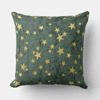 Holiday Stars (different colors) Throw Pillow