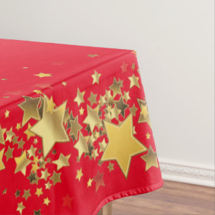 Holiday Stars Tablecloth "60x84"