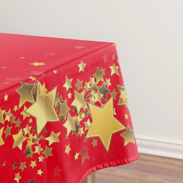 Holiday Stars Tablecloth "60x84" (In Situ)