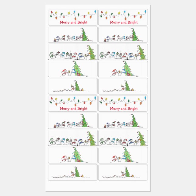 Holiday Storage and Gift Labels (Sheet)
