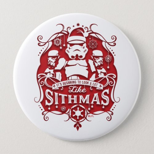 Holiday Stormtroopers Sithmas Design Button