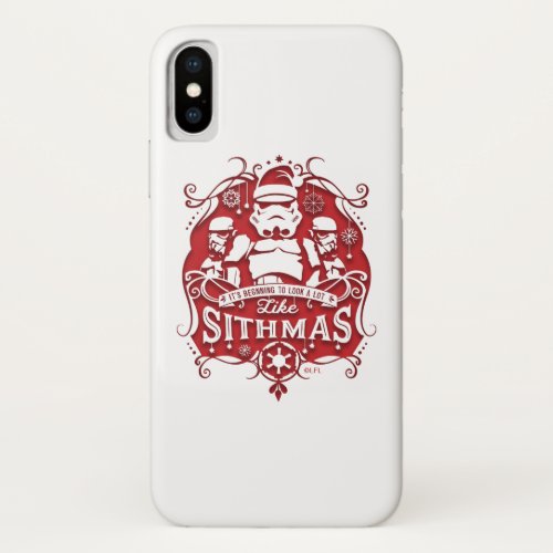 Holiday Stormtroopers Sithmas Design iPhone X Case