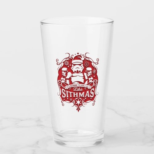 Holiday Stormtroopers Sithmas Design Glass