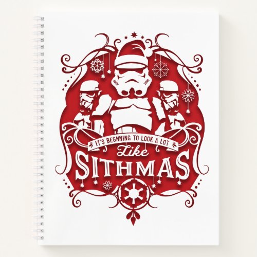 Holiday Stormtroopers Sithmas Design Notebook