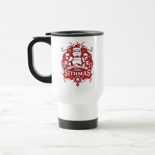 Holiday Stormtroopers Sithmas Design Travel Mug