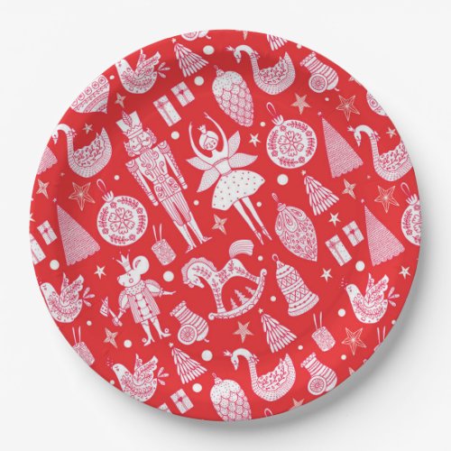 Holiday Story Paper Plates