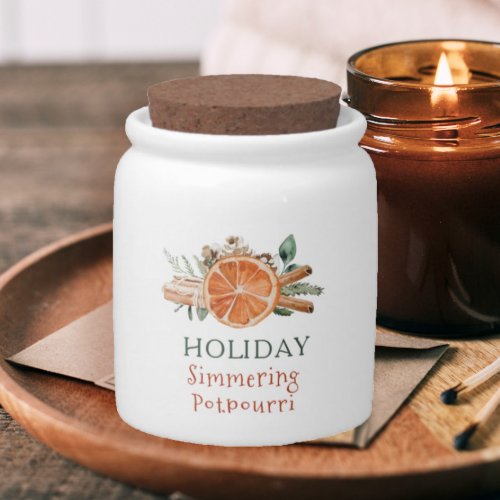 Holiday Stovetop Simmering Potpourri Gift Favors Candy Jar