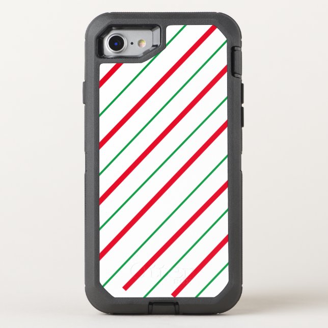 Holiday Stripe iPhone Wallet Case (Back)