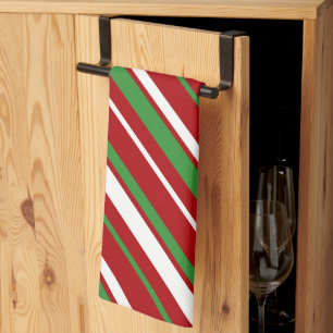 Holiday Stripes Kitchen Towels
