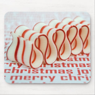 Holiday Stripes Mouse Pad
