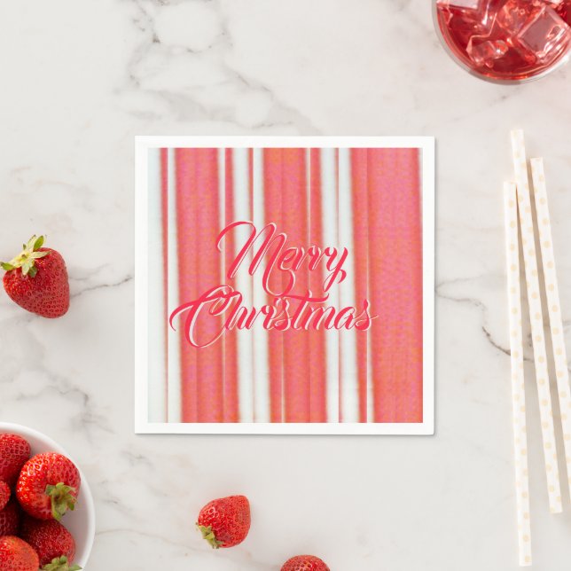 Holiday Stripes Napkins (Insitu)