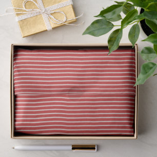 Holiday Stripes Refined   Christmas Red Tissue Paper