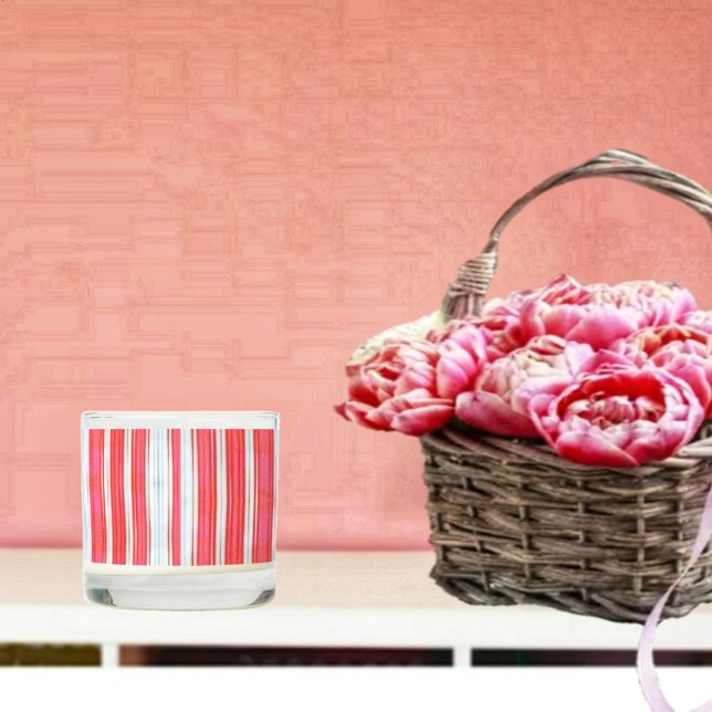Holiday Stripes Scented Candle (Enjoy the wonderful scent of your, Holiday Stripes Scented Candle, by Zazzle!)