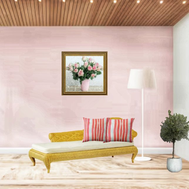 Holiday Stripes Throw Pillow (Holiday Stripes Throw Pillows, brightens up your winter decor!)