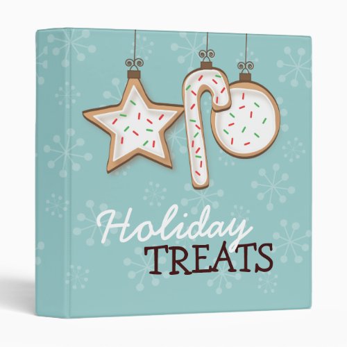 Holiday Sugar Cookie Trio Treats Recipe Binder