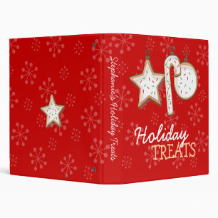 Holiday Sugar Cookie Trio Treats Recipe Binder