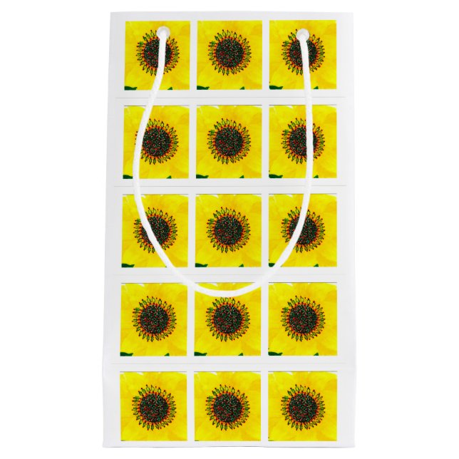 Holiday Sunflower Gift Bag (Front)