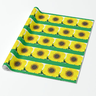 Holiday Sunflower Wrapping Paper