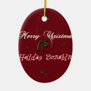 Holiday Sunshine Collection Ceramic Ornament