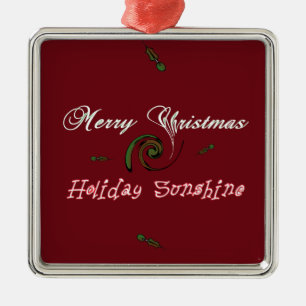 Holiday Sunshine Collection Metal Ornament