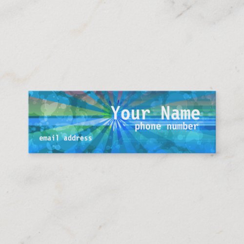 Holiday Sunshine Profile Card Business Card Template