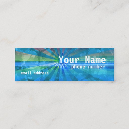 Customizable Holiday Sunshine Profile Card Business Card Template
