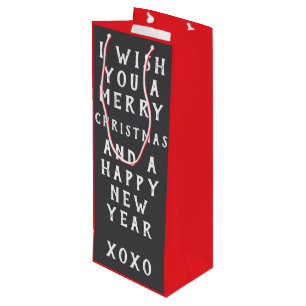 HOLIDAY SUNSHINE WITHIN THE PINES :) WINE GIFT BAG