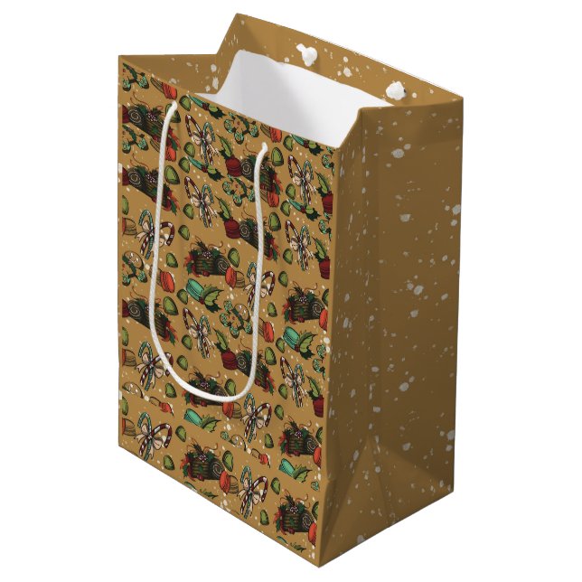 Holiday Sweets- Coco (Color) Medium Gift Bag (Front Angled)