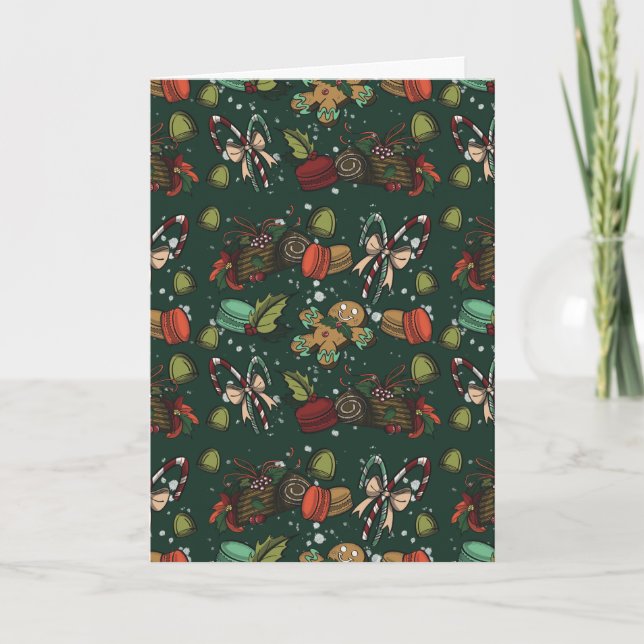 Holiday Sweets- Pine (Color) Card (Front)