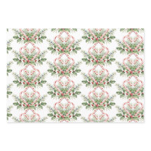 Holiday Sweets Wrapping Paper Flat Sheet Set of 3