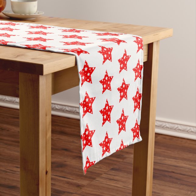 Holiday Table Runner-Stars Short Table Runner (In Situ)