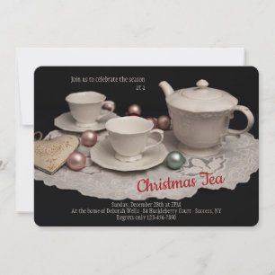 Holiday Tea Invitation