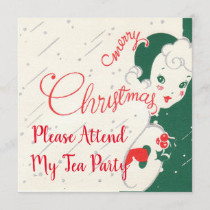 Holiday Tea Party Invitation