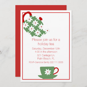 Holiday Tea Party Invitation