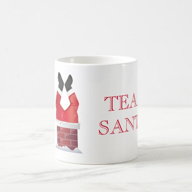 Holiday Team Santa Coffee Mug (Center)