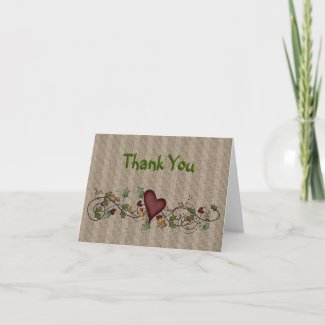 Holiday Thank You cards card