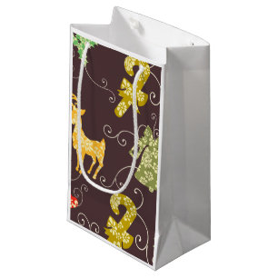 holiday things small gift bag