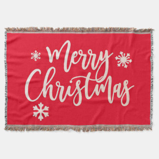 Holiday throw blanket