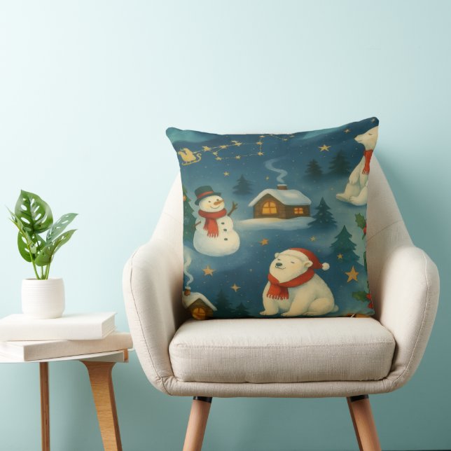 Holiday Throw Pillow (Chair)