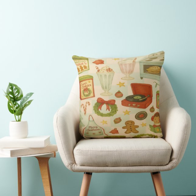 Holiday Throw Pillow (Chair)