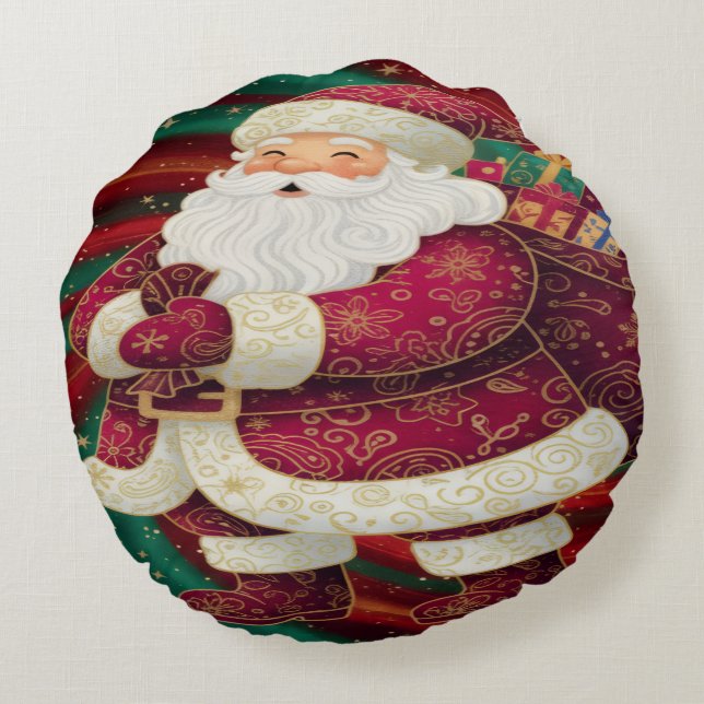 Holiday Throw Pillow (Back)