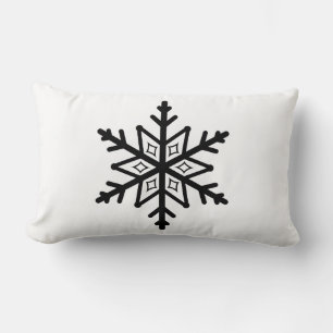 Holiday Throw Pillow Snowflake