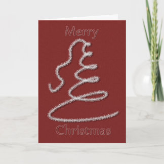 Holiday Tinsel Tree Card