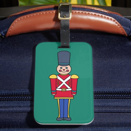 Holiday Toy Soldier Luggage Tag